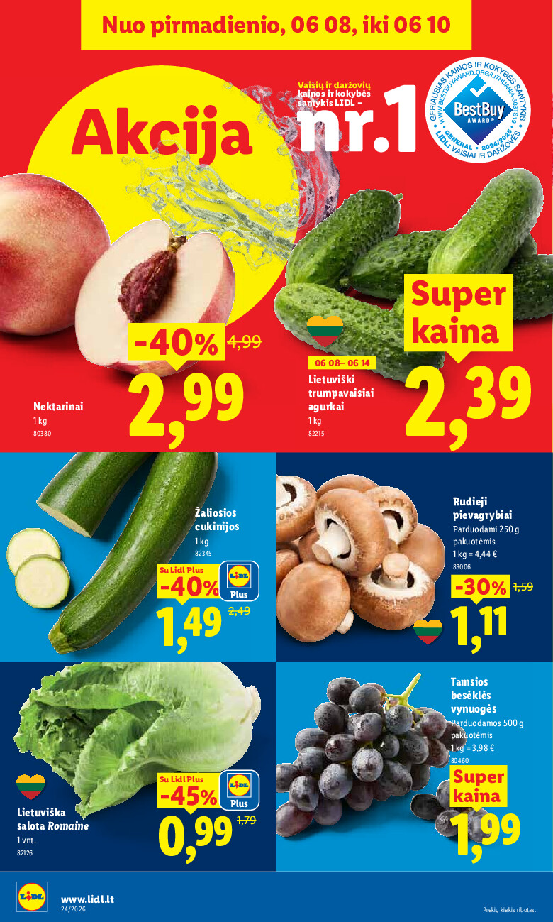 lidl - MAISTO PREKIŲ PASIŪLYMAI (2026-06-08 - 2026-06-14) - page: 4
