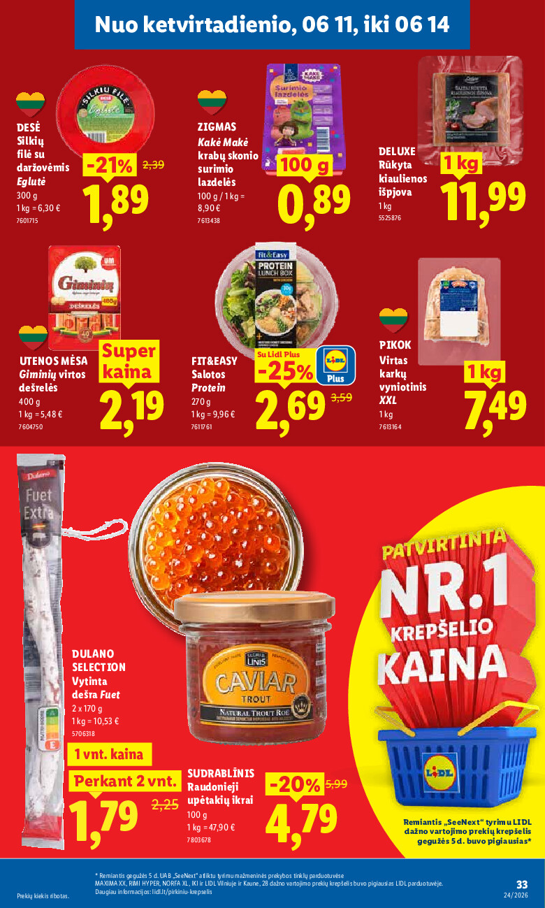 lidl - MAISTO PREKIŲ PASIŪLYMAI (2026-06-08 - 2026-06-14) - page: 31
