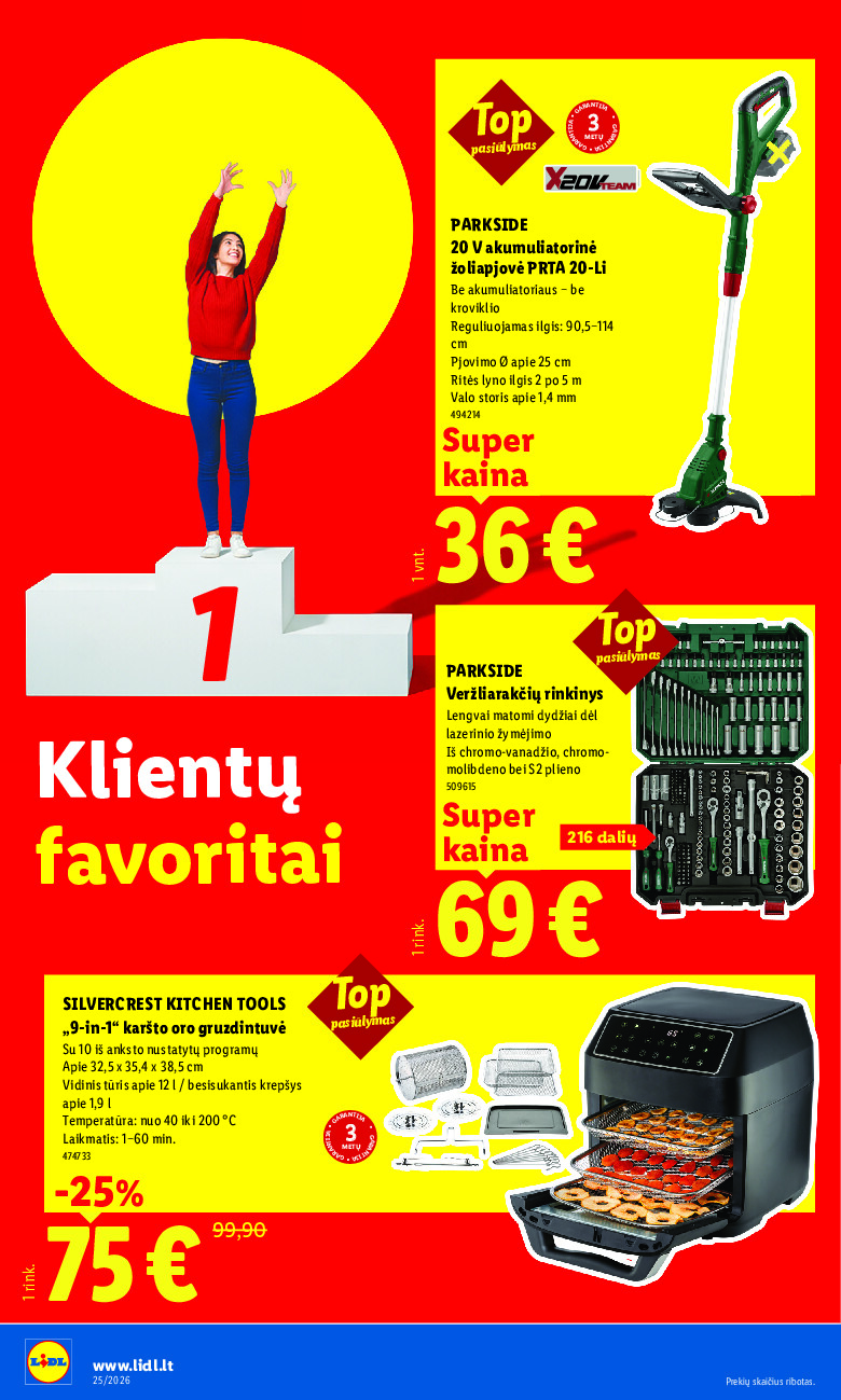 lidl - NE MAISTO PREKIŲ PASIŪLYMAI (2026-06-15 - 2026-06-21) - page: 12