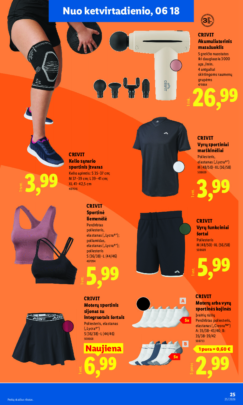 lidl - NE MAISTO PREKIŲ PASIŪLYMAI (2026-06-15 - 2026-06-21) - page: 25