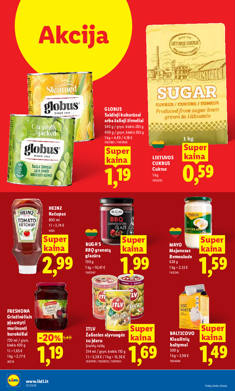 lidl - MAISTO PREKIŲ PASIŪLYMAI (2026-06-15 - 2026-06-21) - page: 16
