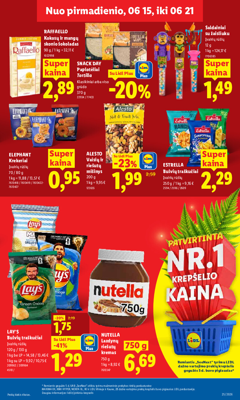 lidl - MAISTO PREKIŲ PASIŪLYMAI (2026-06-15 - 2026-06-21) - page: 17