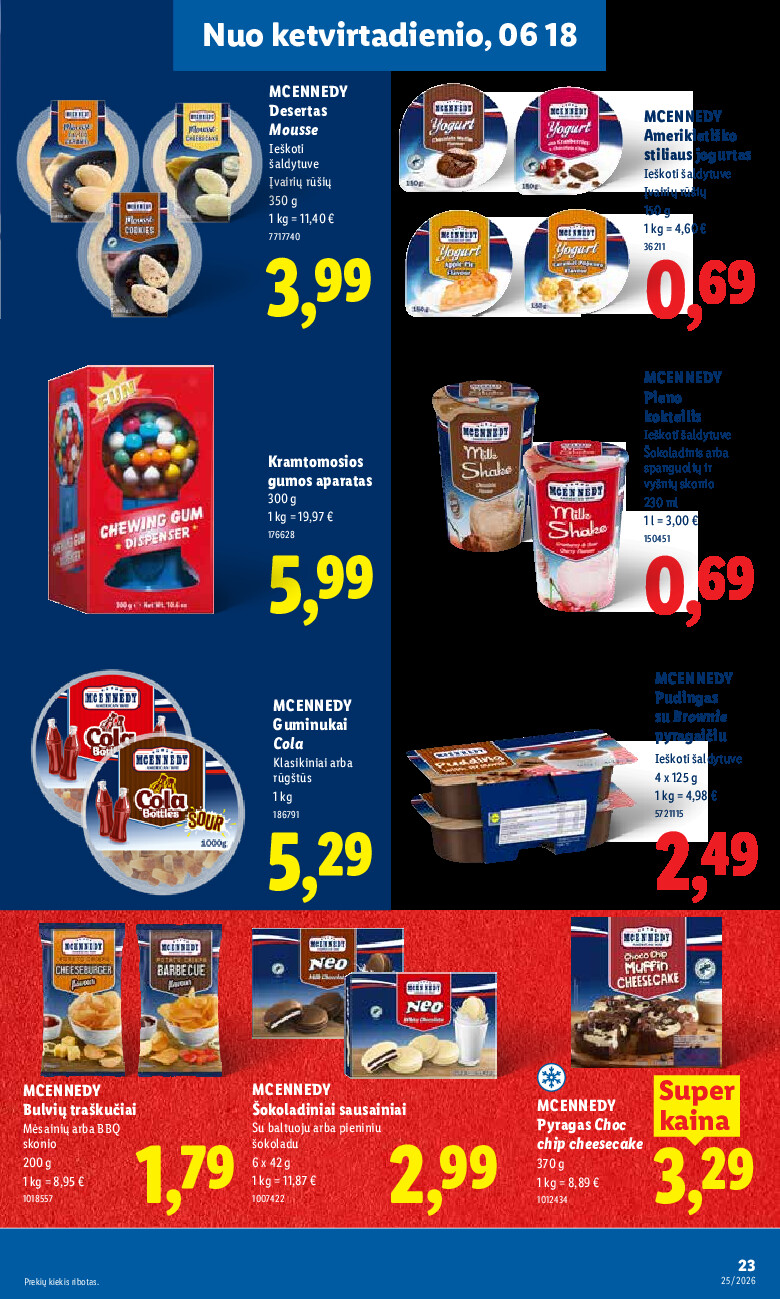 lidl - MAISTO PREKIŲ PASIŪLYMAI (2026-06-15 - 2026-06-21) - page: 25
