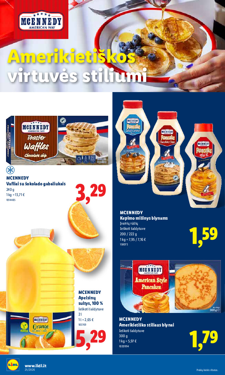lidl - MAISTO PREKIŲ PASIŪLYMAI (2026-06-15 - 2026-06-21) - page: 26
