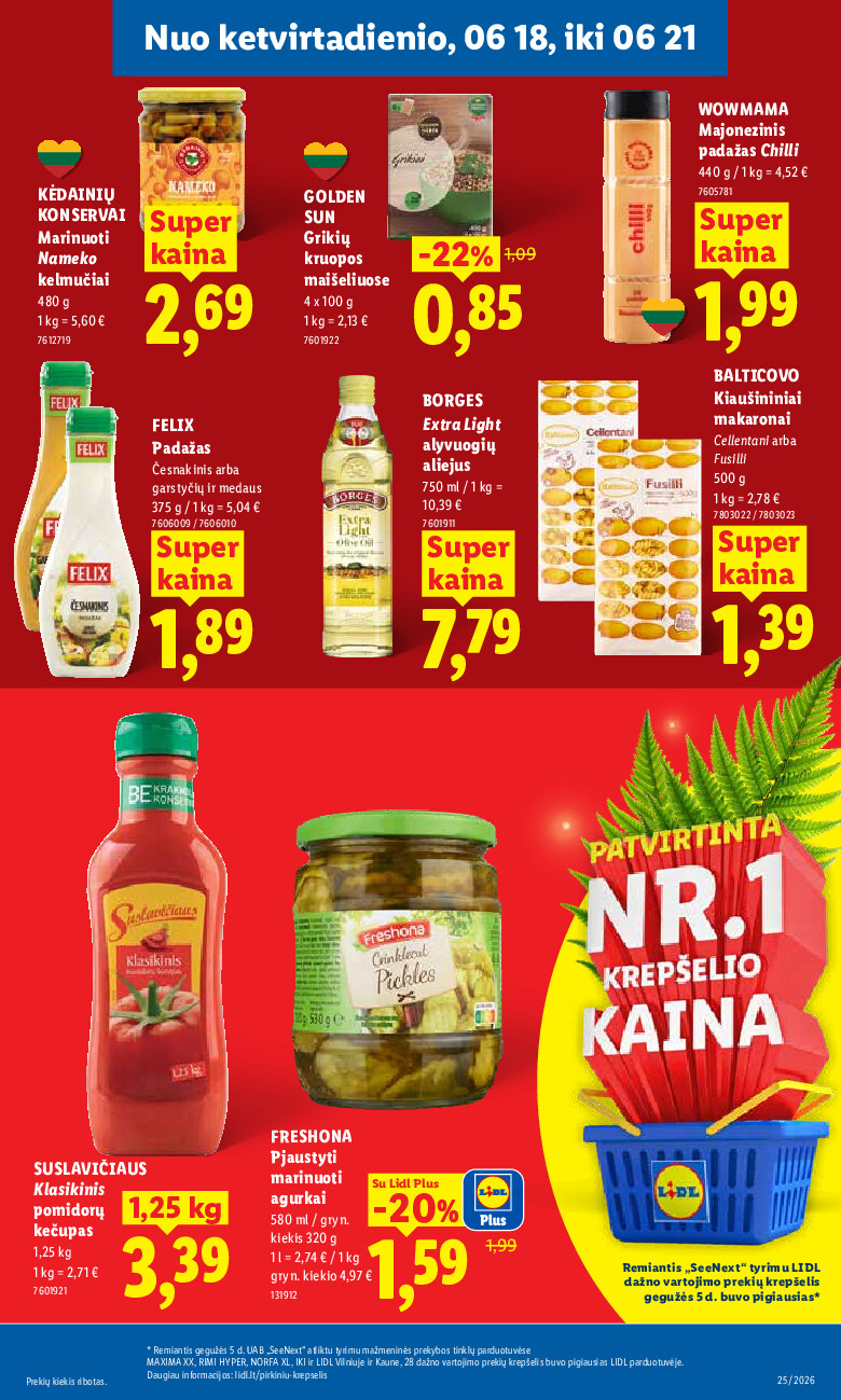lidl - MAISTO PREKIŲ PASIŪLYMAI (2026-06-15 - 2026-06-21) - page: 33