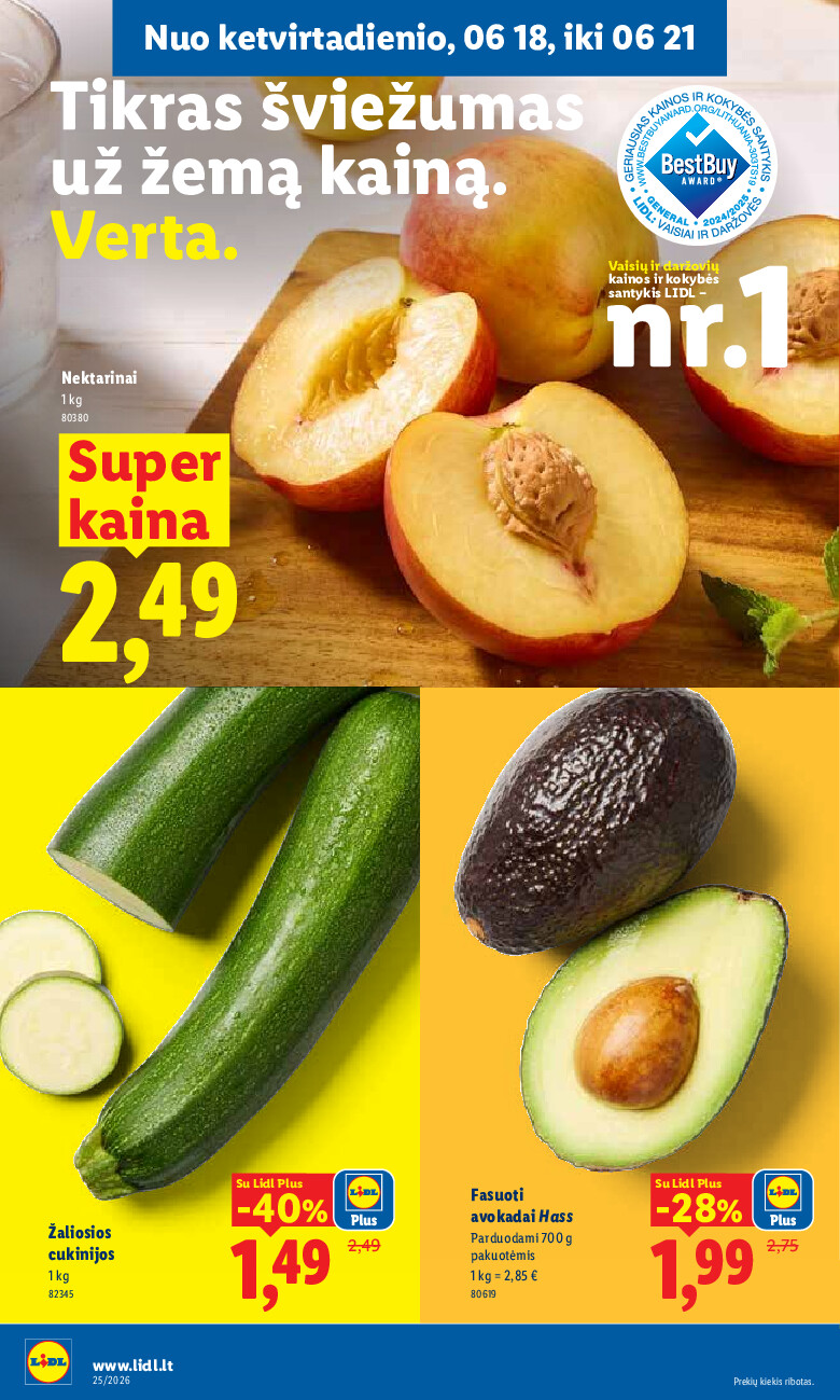 lidl - MAISTO PREKIŲ PASIŪLYMAI (2026-06-15 - 2026-06-21) - page: 38