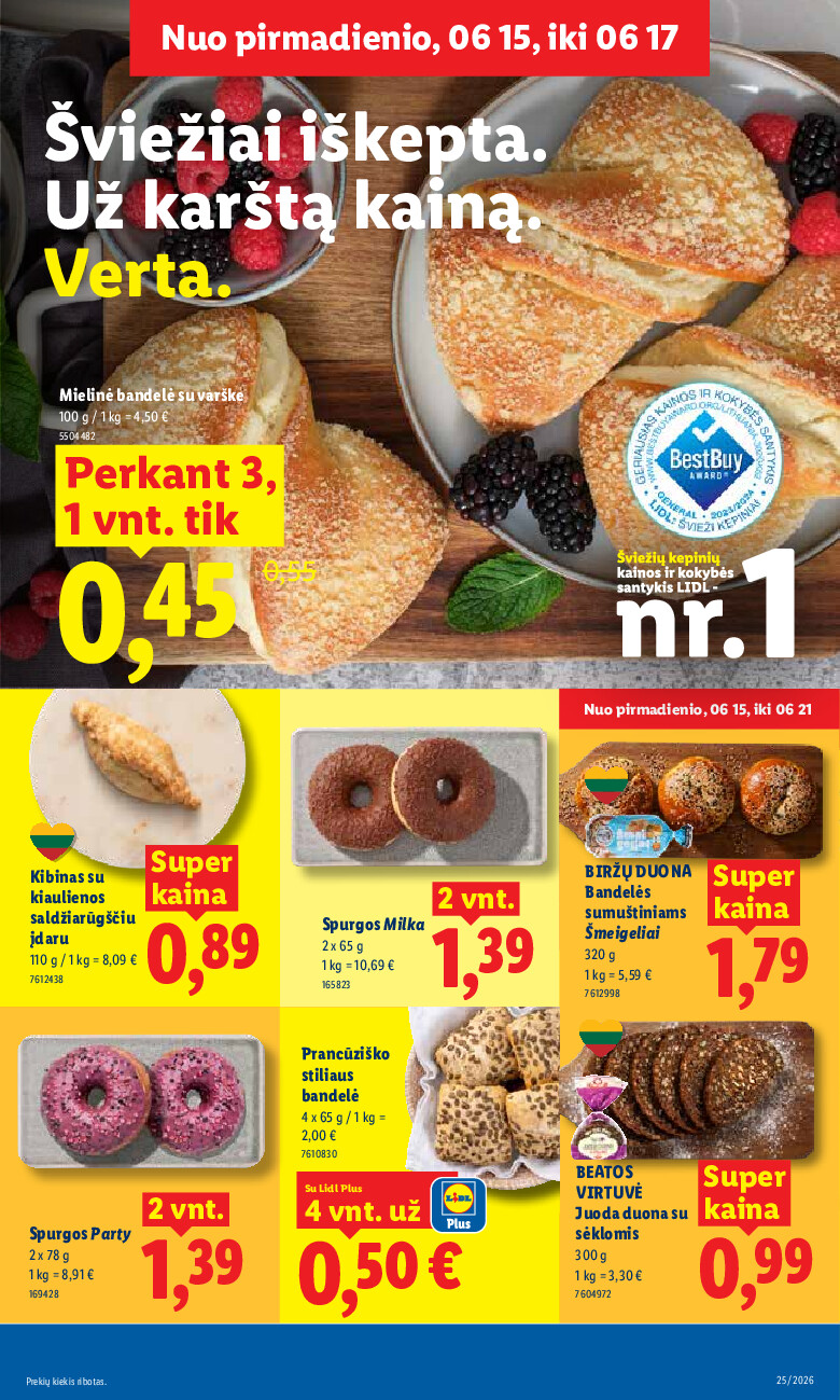lidl - MAISTO PREKIŲ PASIŪLYMAI (2026-06-15 - 2026-06-21) - page: 7