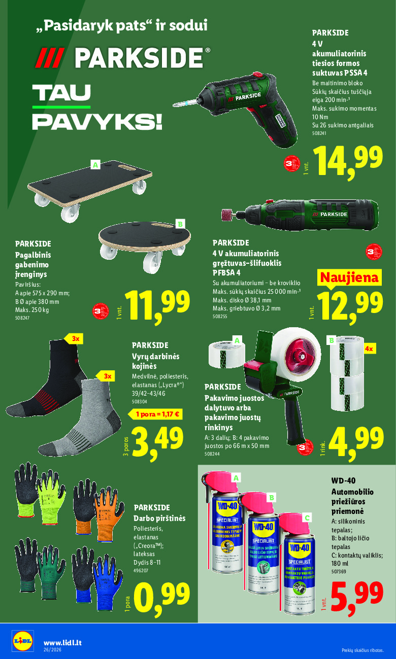 lidl - NE MAISTO PREKIŲ PASIŪLYMAI (2026-06-22 - 2026-06-28) - page: 18