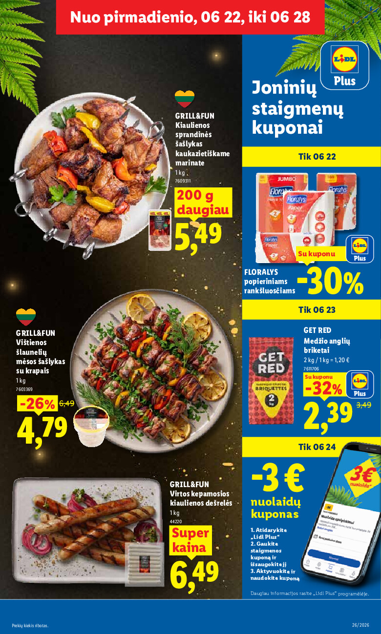 lidl - MAISTO PREKIŲ PASIŪLYMAI (2026-06-22 - 2026-06-28) - page: 11