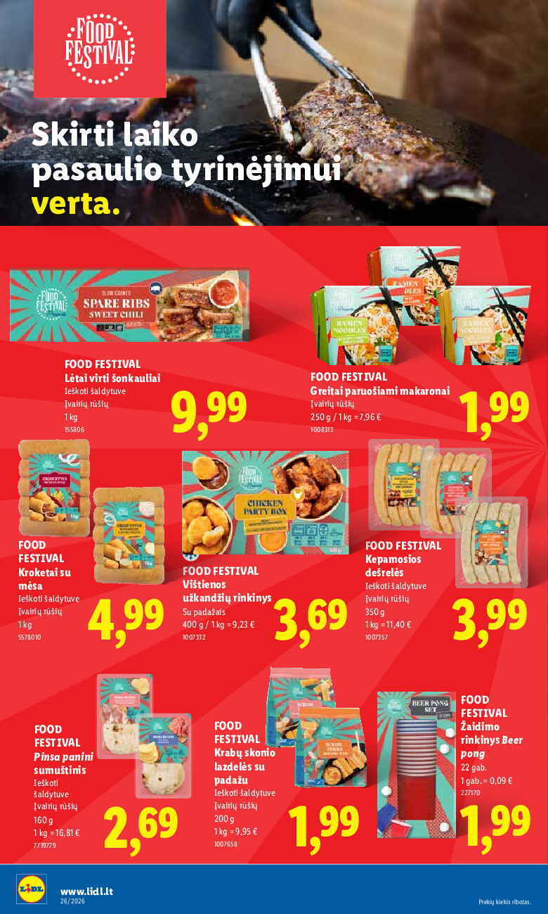 lidl - MAISTO PREKIŲ PASIŪLYMAI (2026-06-22 - 2026-06-28) - page: 16