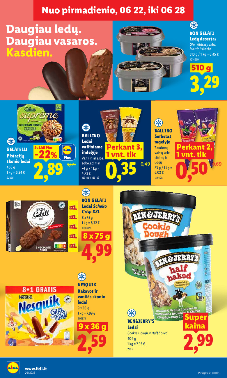 lidl - MAISTO PREKIŲ PASIŪLYMAI (2026-06-22 - 2026-06-28) - page: 18