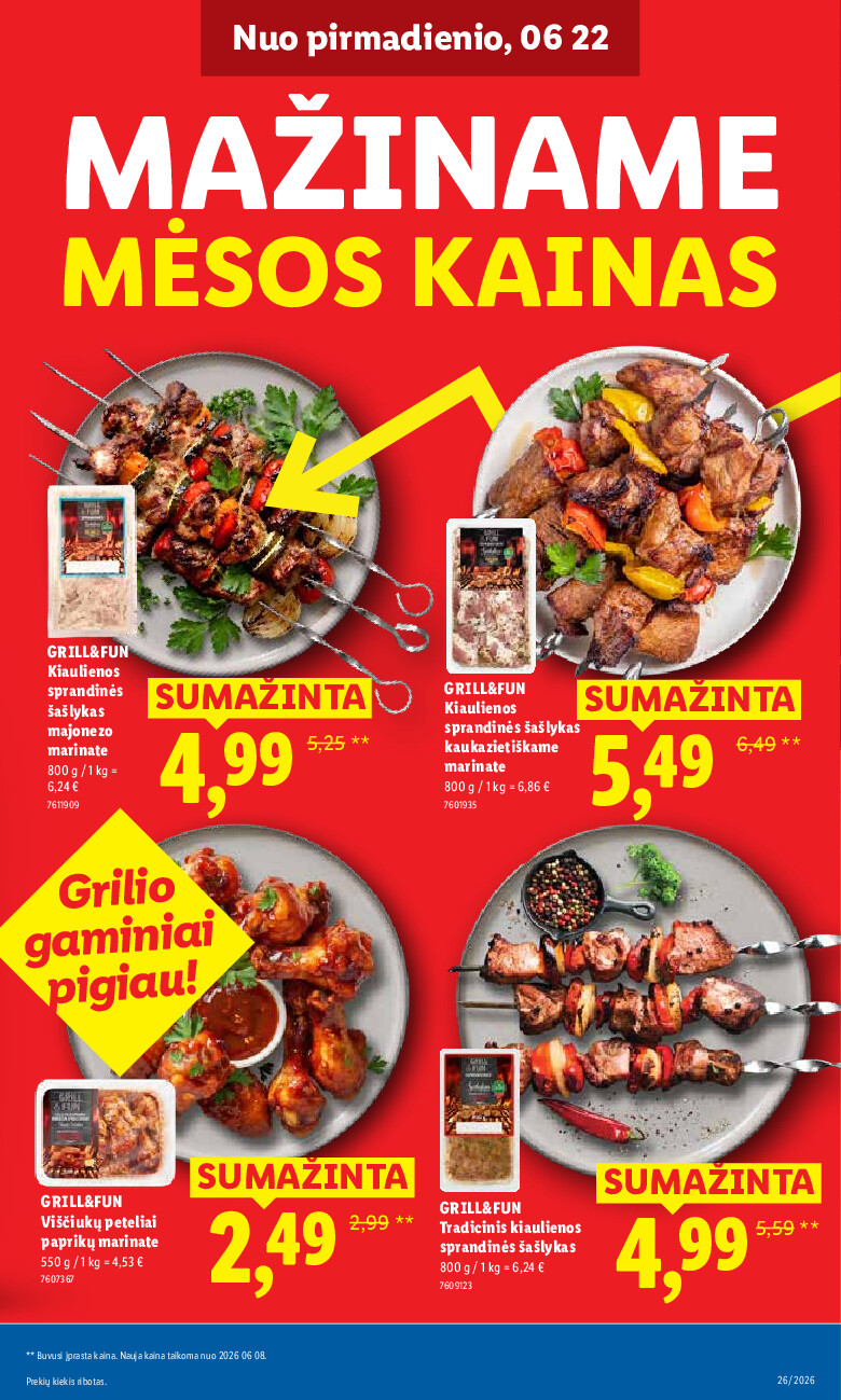 lidl - MAISTO PREKIŲ PASIŪLYMAI (2026-06-22 - 2026-06-28) - page: 3