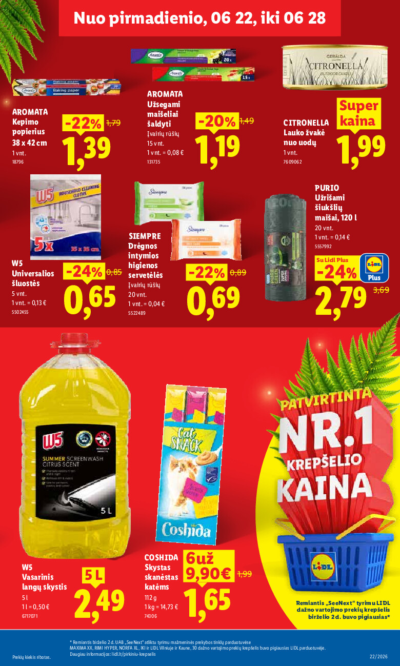 lidl - MAISTO PREKIŲ PASIŪLYMAI (2026-06-22 - 2026-06-28) - page: 23