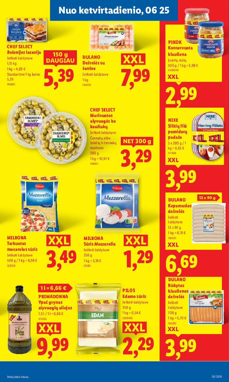 lidl - MAISTO PREKIŲ PASIŪLYMAI (2026-06-22 - 2026-06-28) - page: 25