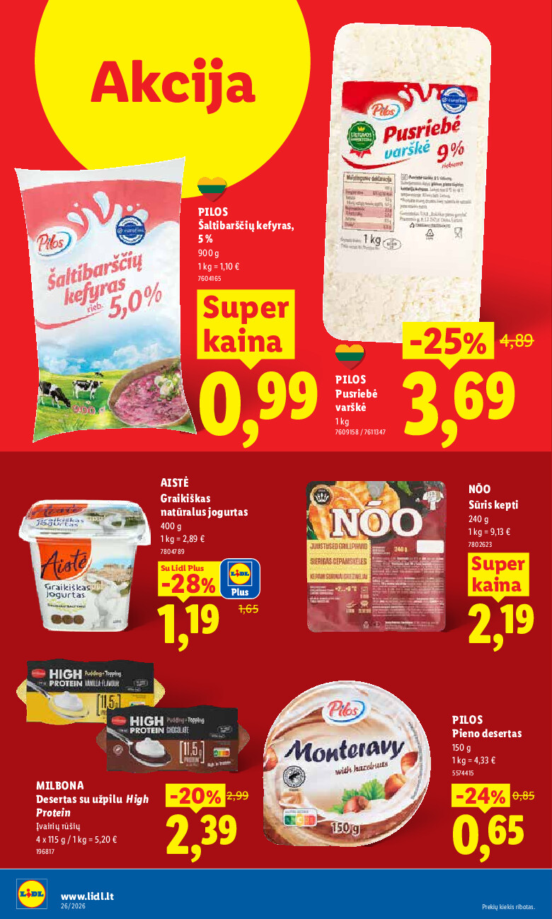 lidl - MAISTO PREKIŲ PASIŪLYMAI (2026-06-22 - 2026-06-28) - page: 32