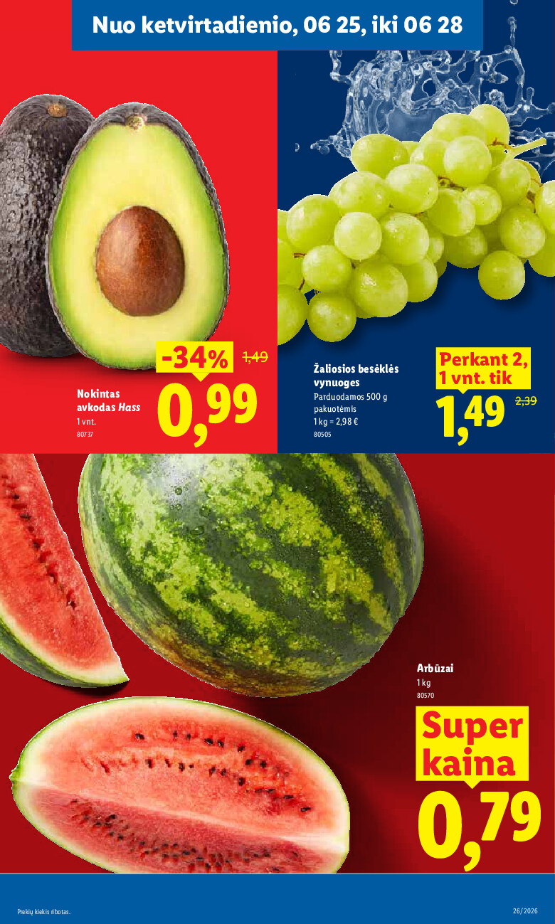 lidl - MAISTO PREKIŲ PASIŪLYMAI (2026-06-22 - 2026-06-28) - page: 37