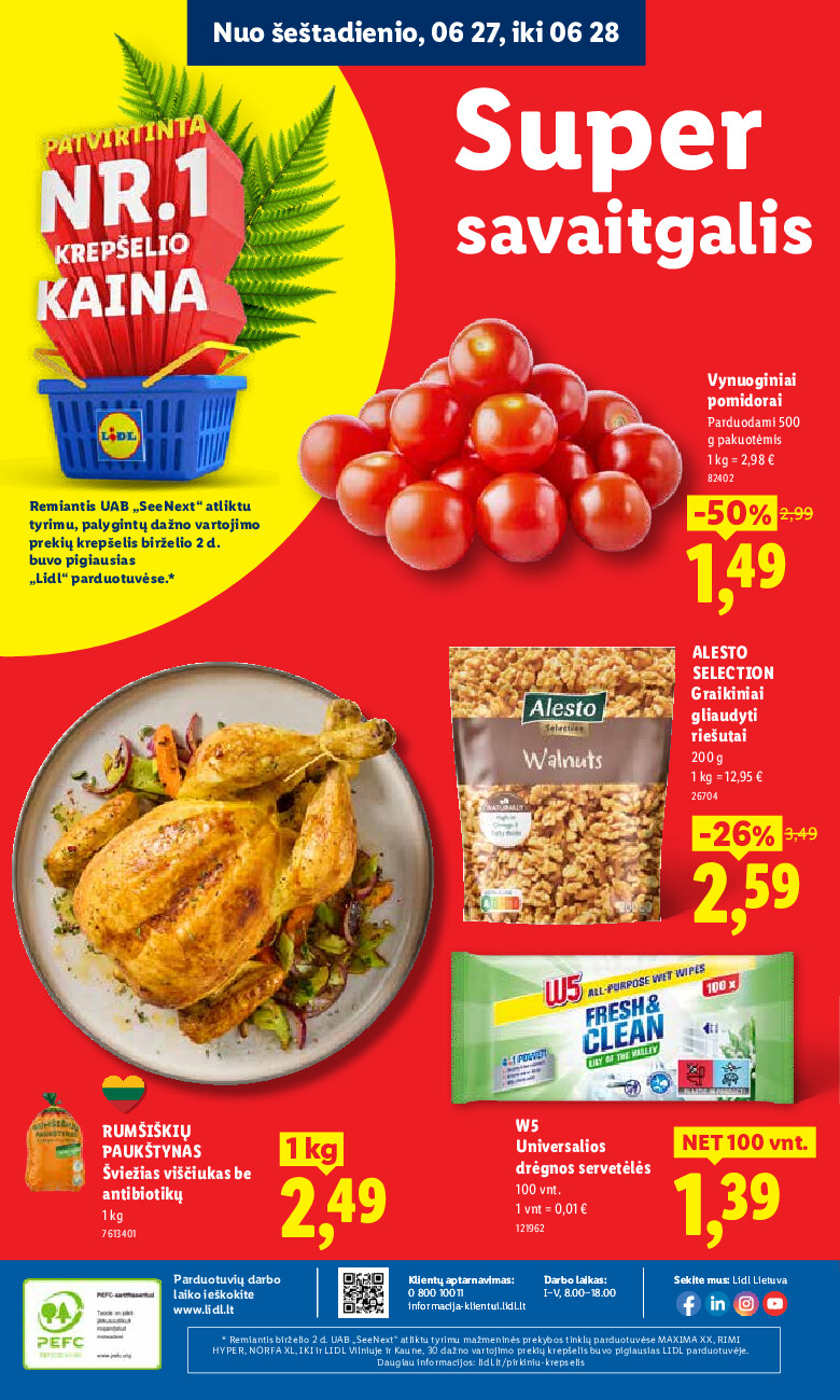 lidl - MAISTO PREKIŲ PASIŪLYMAI (2026-06-22 - 2026-06-28) - page: 40
