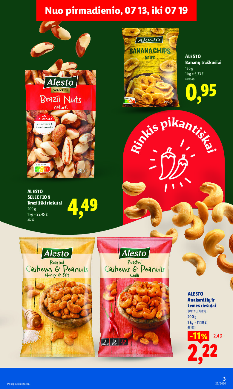 lidl - Tikra kokybė. Grynas skonis. (2026-07-13 - 2026-07-19) - page: 3