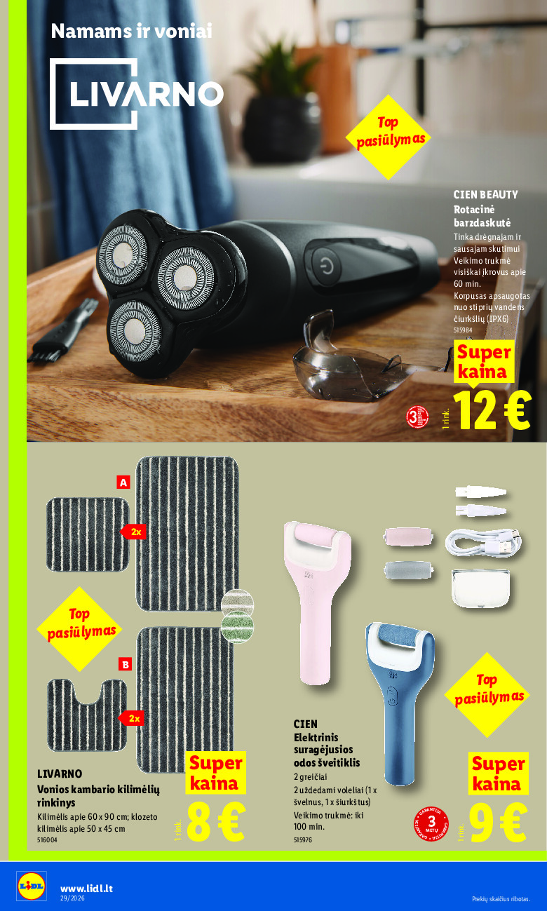 lidl - NE MAISTO PREKIŲ PASIŪLYMAI (2026-07-13 - 2026-07-19) - page: 2