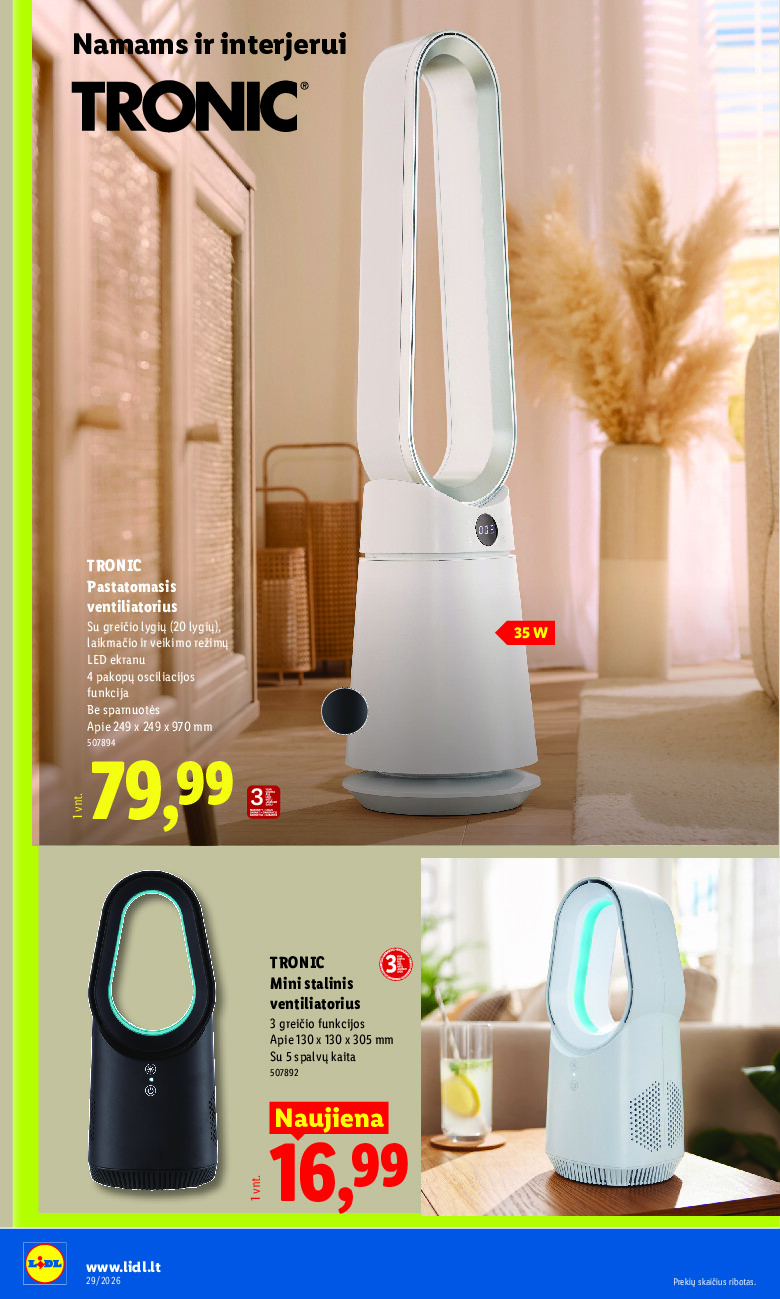 lidl - NE MAISTO PREKIŲ PASIŪLYMAI (2026-07-13 - 2026-07-19) - page: 16