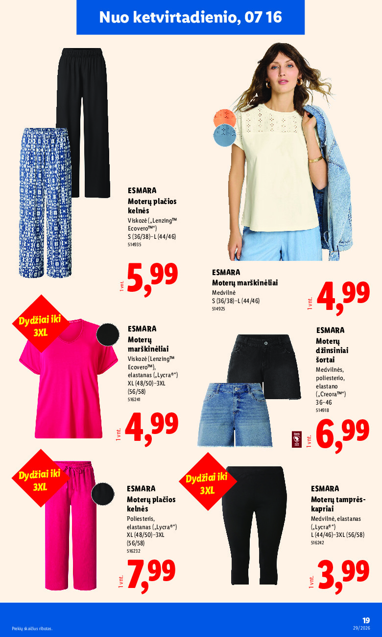 lidl - NE MAISTO PREKIŲ PASIŪLYMAI (2026-07-13 - 2026-07-19) - page: 19