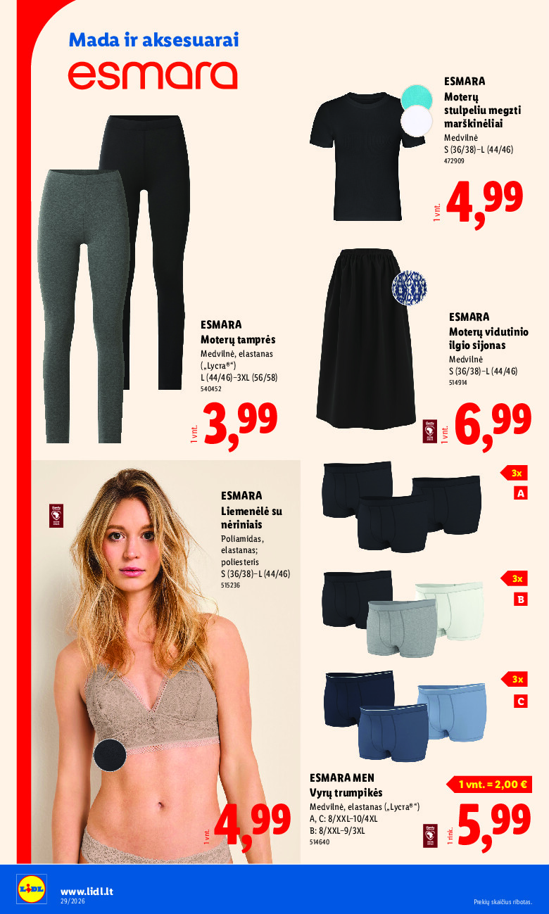 lidl - NE MAISTO PREKIŲ PASIŪLYMAI (2026-07-13 - 2026-07-19) - page: 20