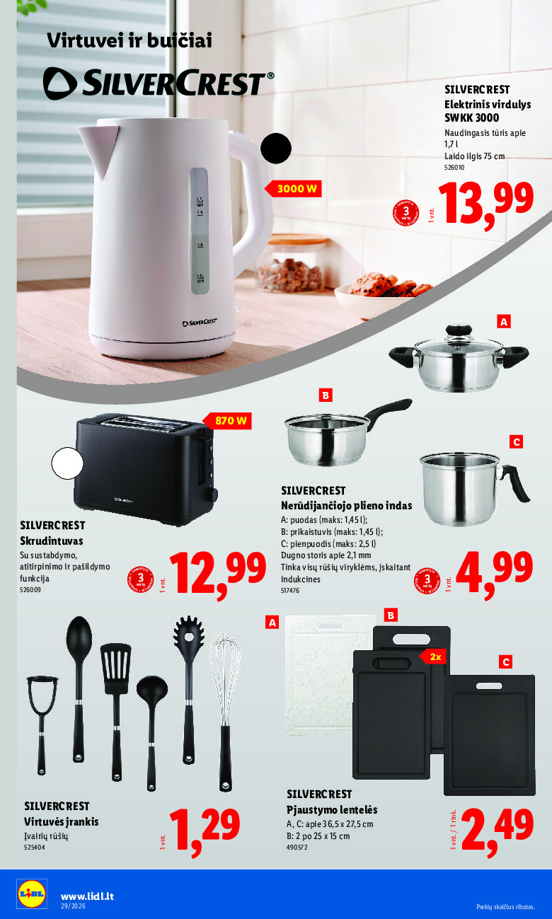 lidl - NE MAISTO PREKIŲ PASIŪLYMAI (2026-07-13 - 2026-07-19) - page: 24