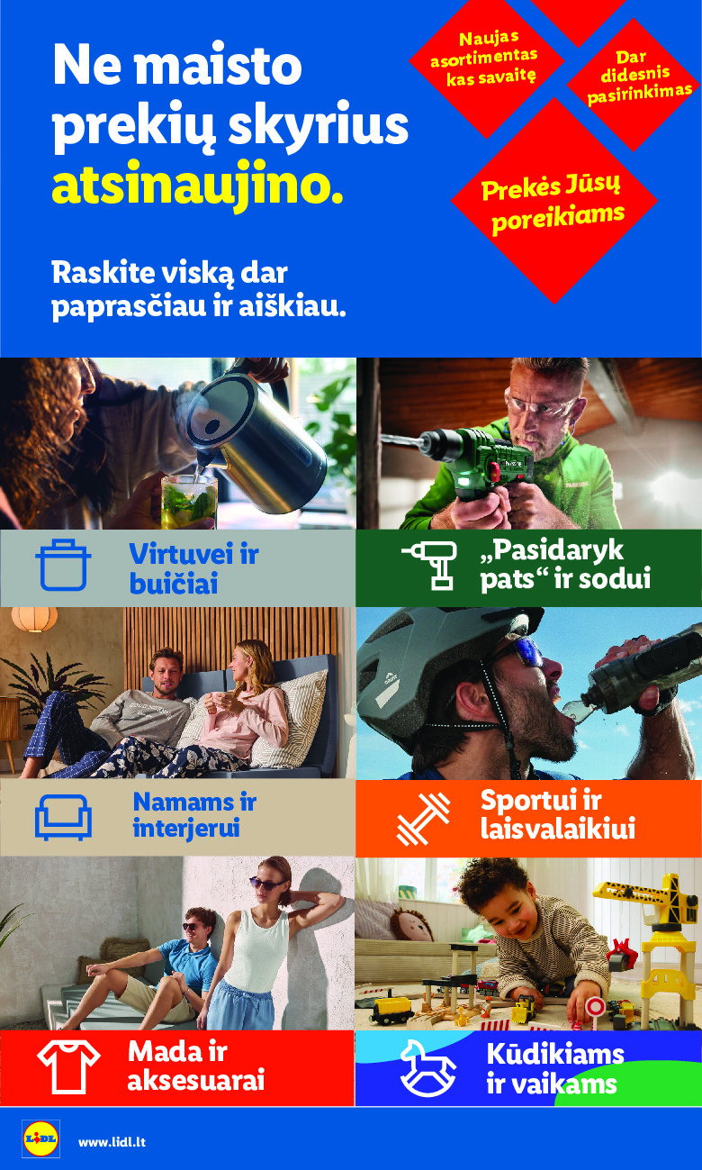 lidl - NE MAISTO PREKIŲ PASIŪLYMAI (2026-07-13 - 2026-07-19) - page: 25