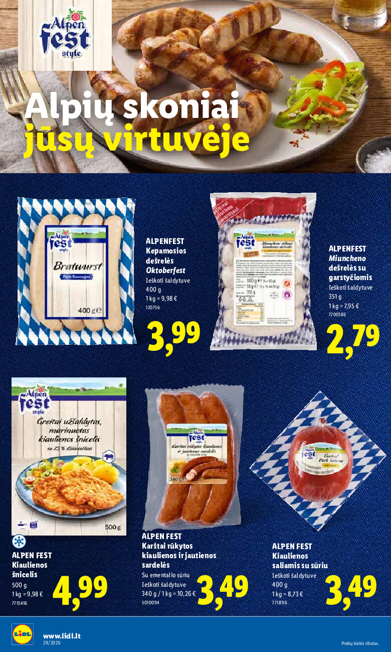 lidl - MAISTO PREKIŲ PASIŪLYMAI (2026-07-13 - 2026-07-19) - page: 12