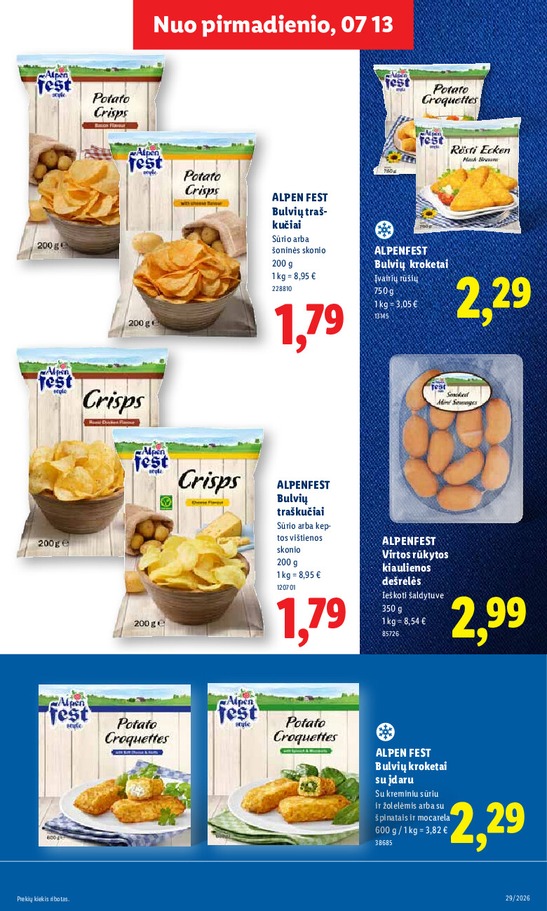 lidl - MAISTO PREKIŲ PASIŪLYMAI (2026-07-13 - 2026-07-19) - page: 15