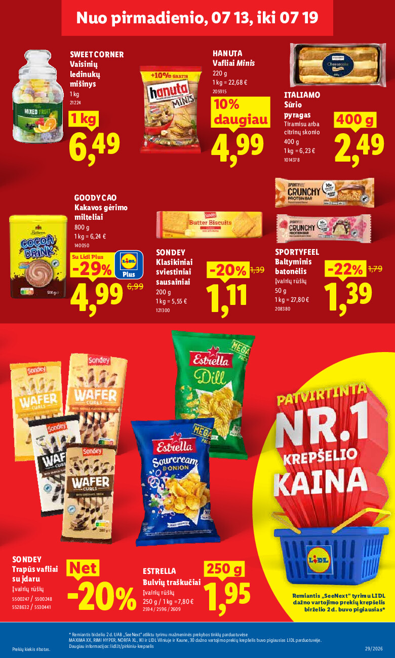 lidl - MAISTO PREKIŲ PASIŪLYMAI (2026-07-13 - 2026-07-19) - page: 21