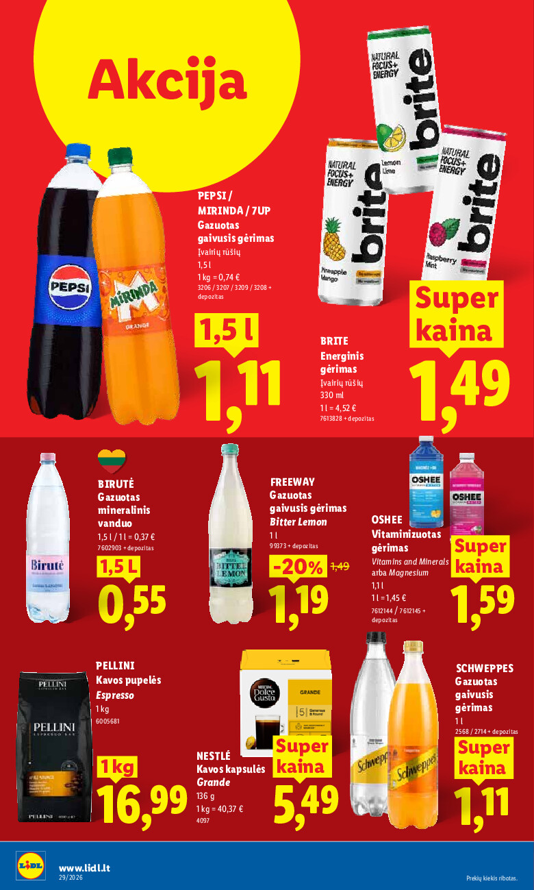 lidl - MAISTO PREKIŲ PASIŪLYMAI (2026-07-13 - 2026-07-19) - page: 22