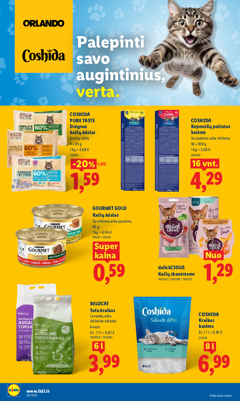 lidl - MAISTO PREKIŲ PASIŪLYMAI (2026-07-13 - 2026-07-19) - page: 24
