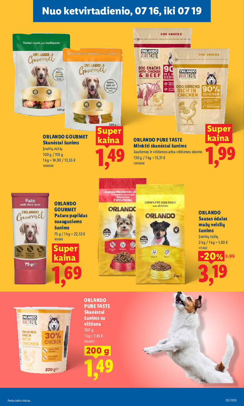 lidl - MAISTO PREKIŲ PASIŪLYMAI (2026-07-13 - 2026-07-19) - page: 27