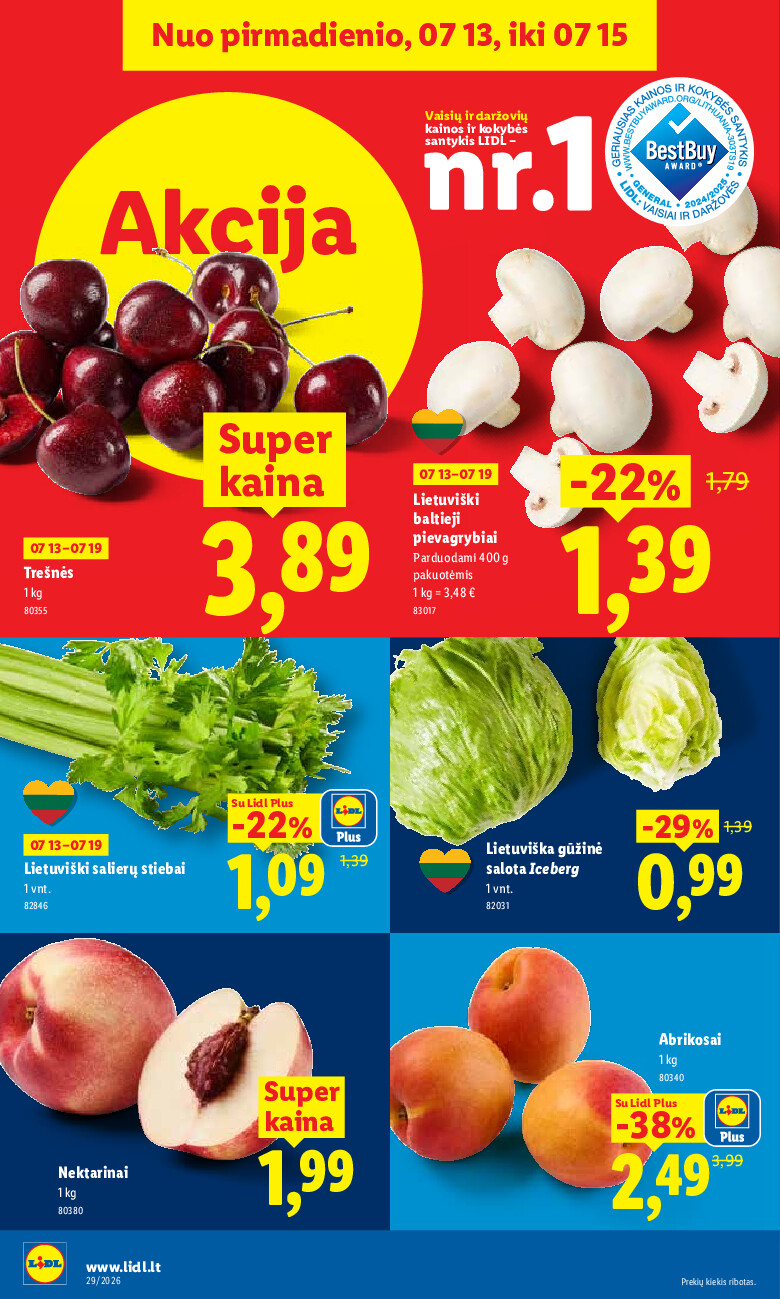 lidl - MAISTO PREKIŲ PASIŪLYMAI (2026-07-13 - 2026-07-19) - page: 4