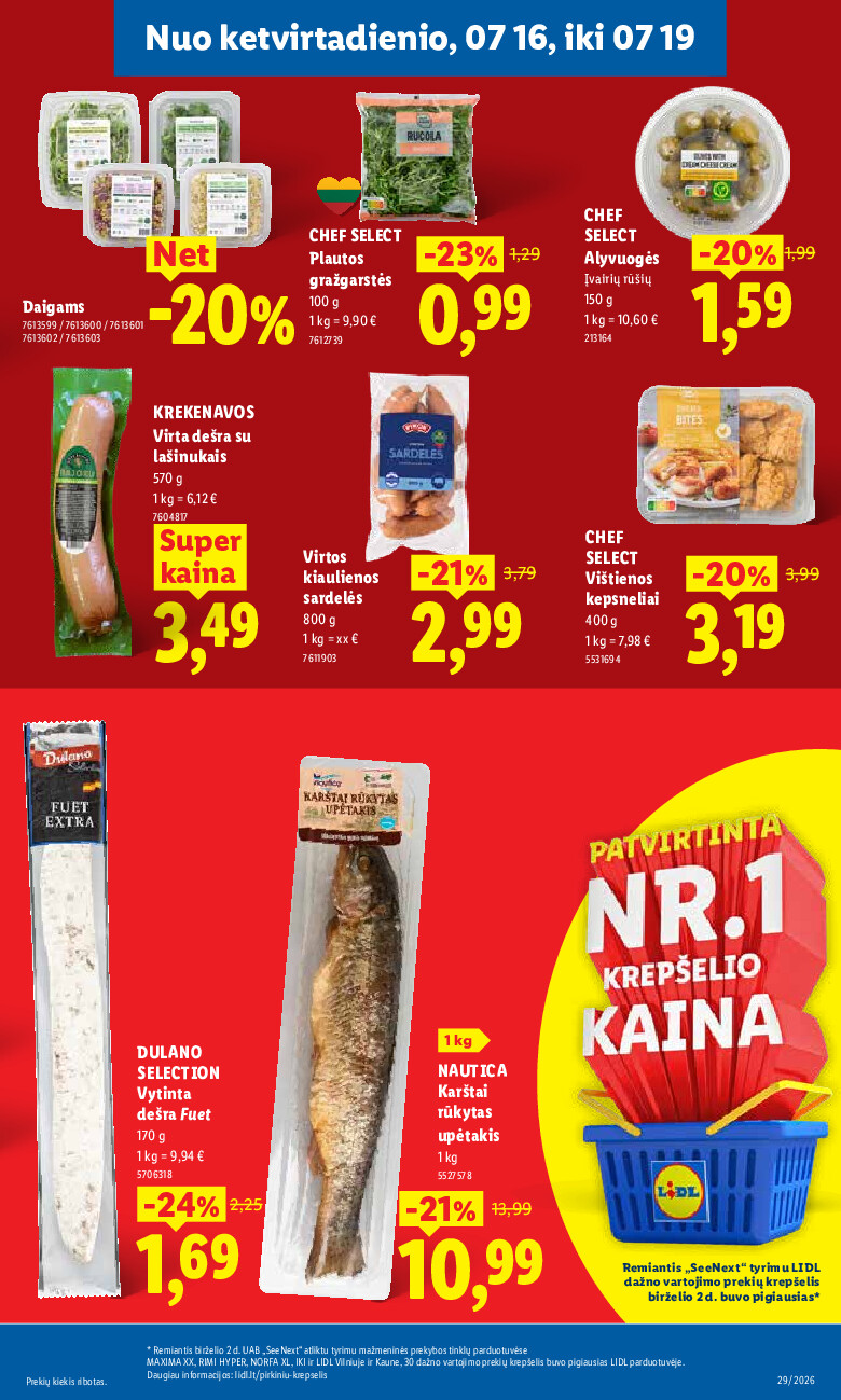 lidl - MAISTO PREKIŲ PASIŪLYMAI (2026-07-13 - 2026-07-19) - page: 33