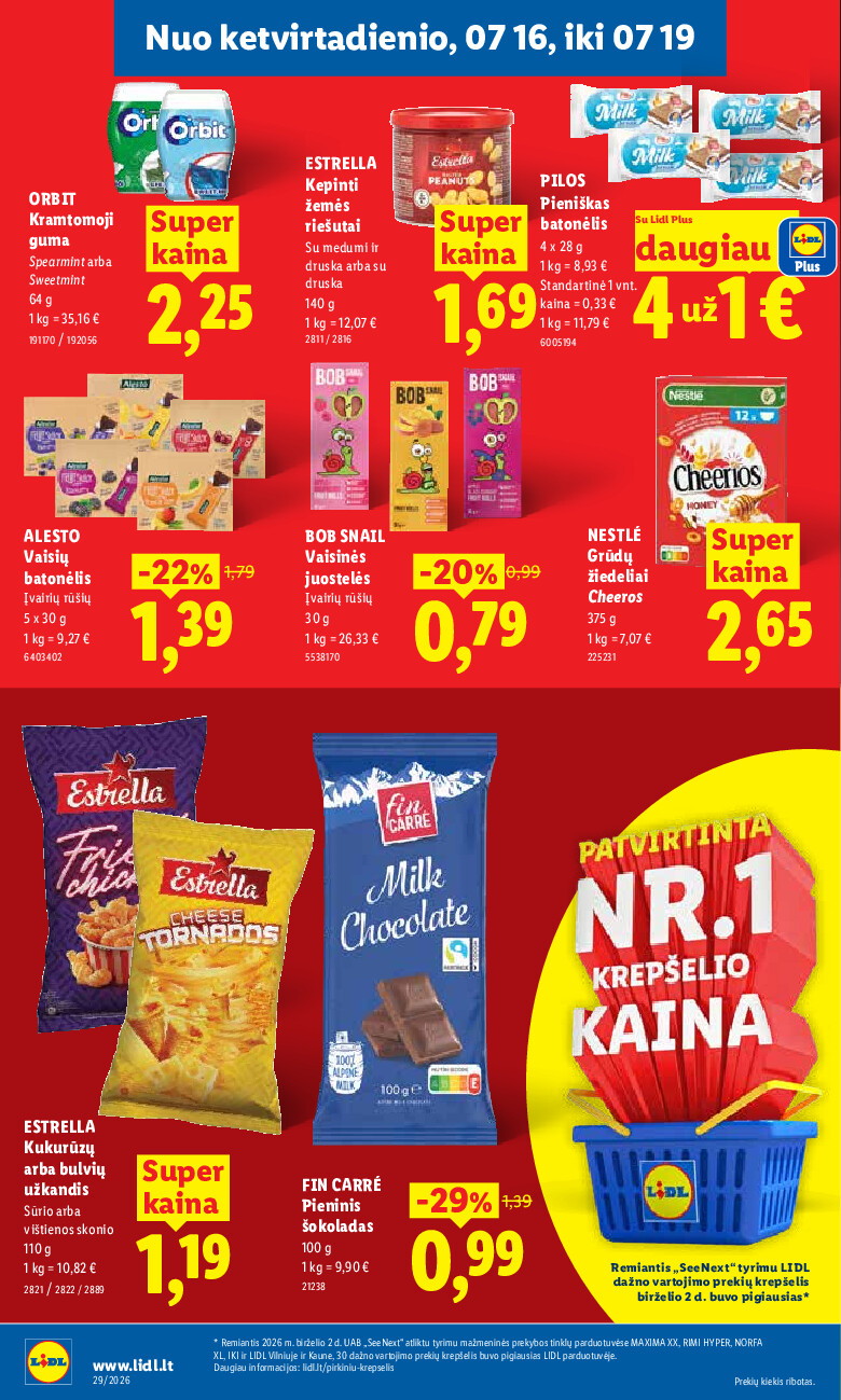 lidl - MAISTO PREKIŲ PASIŪLYMAI (2026-07-13 - 2026-07-19) - page: 34