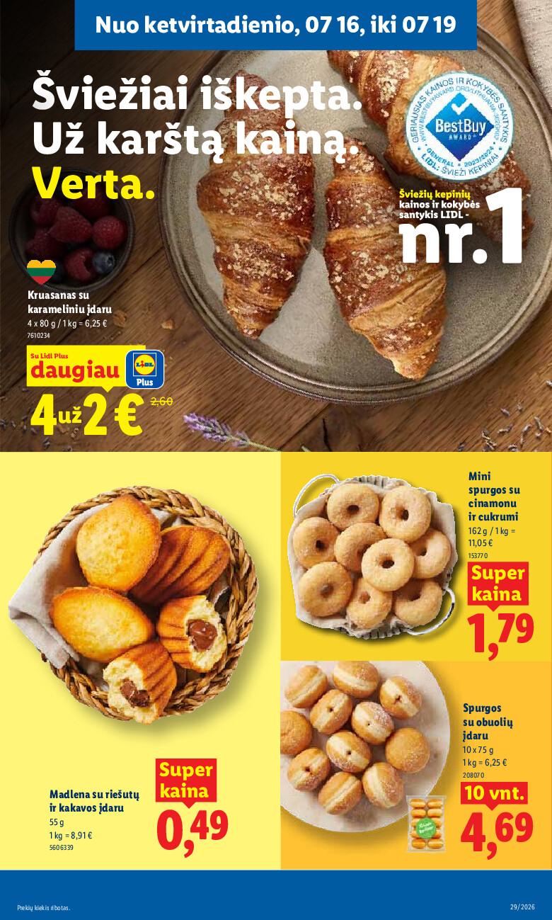 lidl - MAISTO PREKIŲ PASIŪLYMAI (2026-07-13 - 2026-07-19) - page: 35