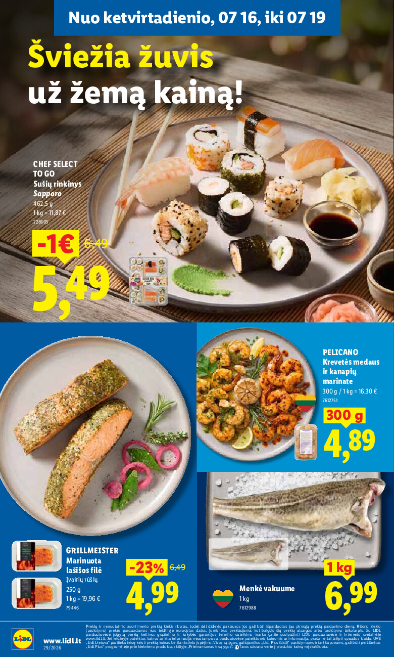 lidl - MAISTO PREKIŲ PASIŪLYMAI (2026-07-13 - 2026-07-19) - page: 38