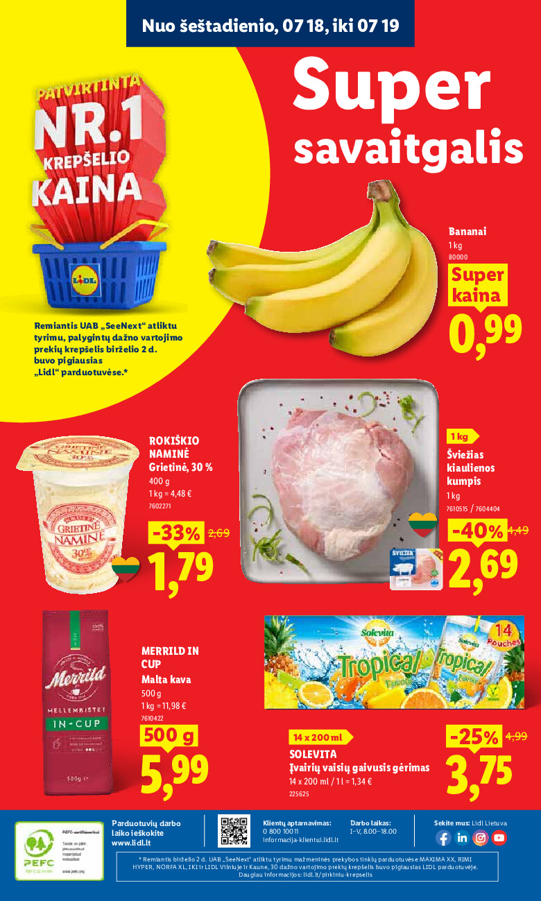 lidl - MAISTO PREKIŲ PASIŪLYMAI (2026-07-13 - 2026-07-19) - page: 40