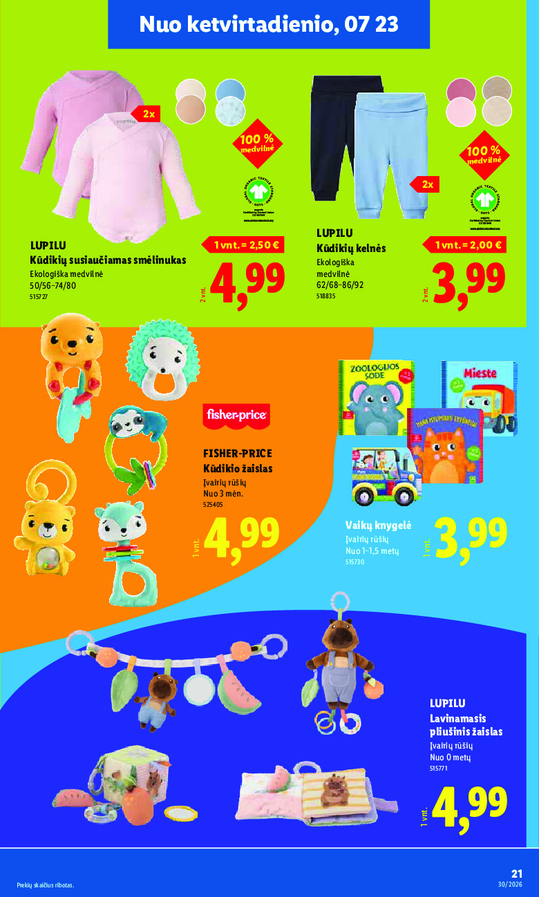 lidl - NE MAISTO PREKIŲ PASIŪLYMAI (2026-07-20 - 2026-07-26) - page: 21