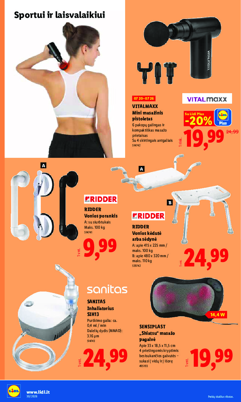 lidl - NE MAISTO PREKIŲ PASIŪLYMAI (2026-07-20 - 2026-07-26) - page: 6