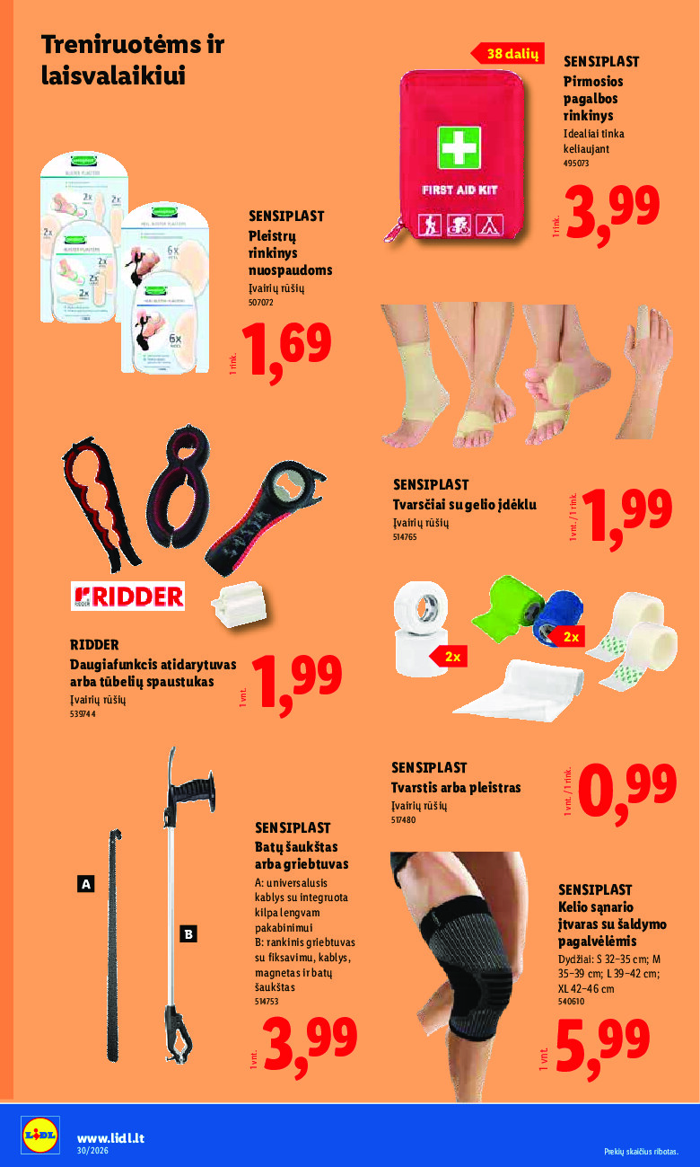 lidl - NE MAISTO PREKIŲ PASIŪLYMAI (2026-07-20 - 2026-07-26) - page: 8