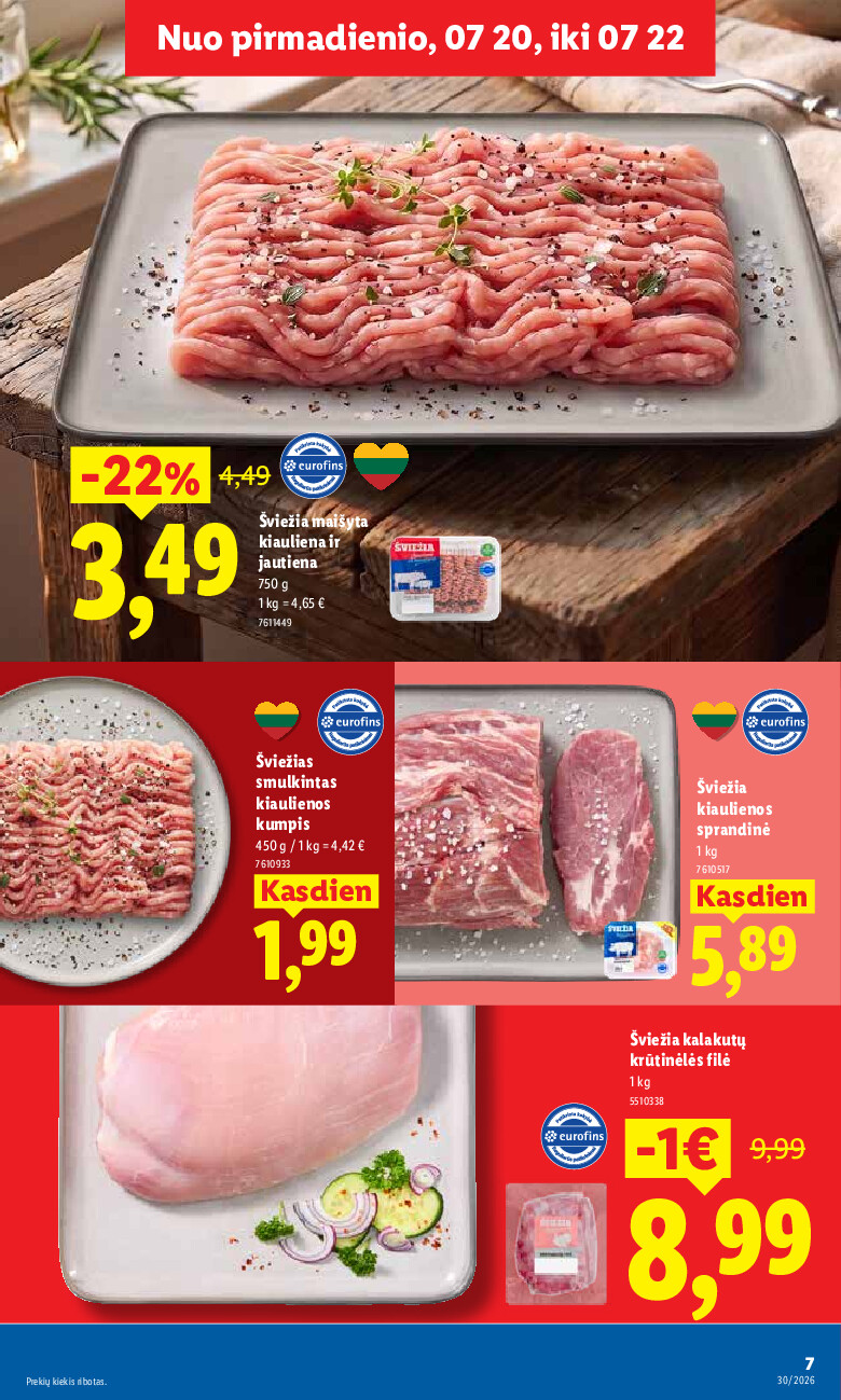 lidl - MAISTO PREKIŲ PASIŪLYMAI (2026-07-20 - 2026-07-26) - page: 11