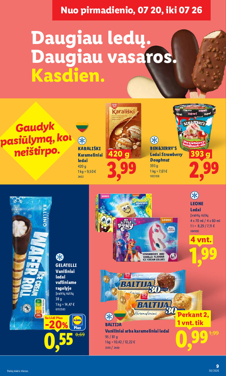 lidl - MAISTO PREKIŲ PASIŪLYMAI (2026-07-20 - 2026-07-26) - page: 16