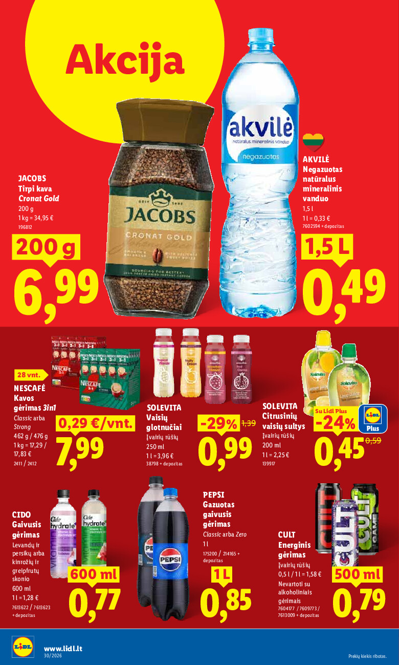 lidl - MAISTO PREKIŲ PASIŪLYMAI (2026-07-20 - 2026-07-26) - page: 22