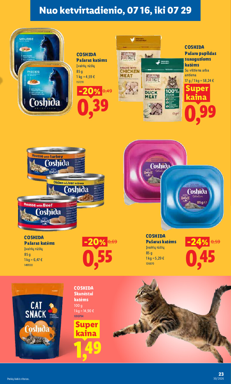 lidl - MAISTO PREKIŲ PASIŪLYMAI (2026-07-20 - 2026-07-26) - page: 27