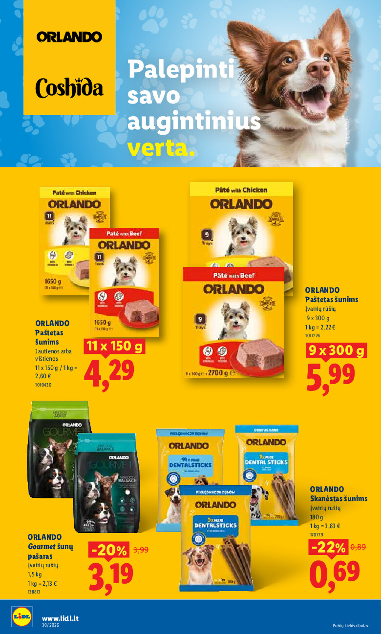 lidl - MAISTO PREKIŲ PASIŪLYMAI (2026-07-20 - 2026-07-26) - page: 28
