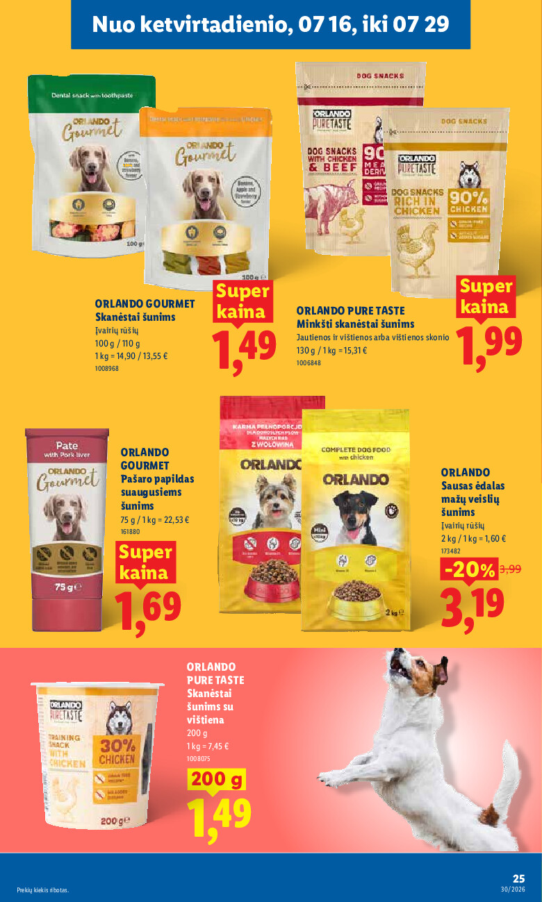 lidl - MAISTO PREKIŲ PASIŪLYMAI (2026-07-20 - 2026-07-26) - page: 29