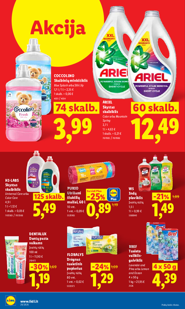 lidl - MAISTO PREKIŲ PASIŪLYMAI (2026-07-20 - 2026-07-26) - page: 30